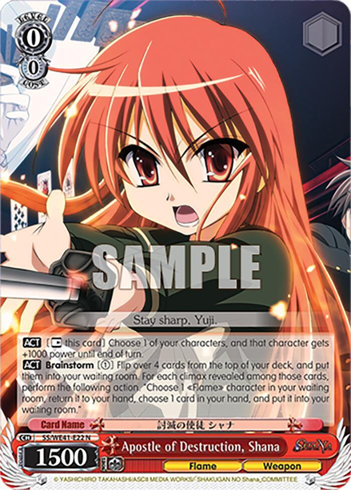Apostle of Destruction, Shana - [Shakugan no Shana Premium Booster] | Gear Gaming Fayetteville