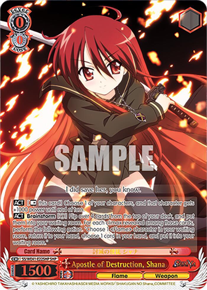 Apostle of Destruction, Shana (SHP) - [Shakugan no Shana Premium Booster] | Gear Gaming Fayetteville