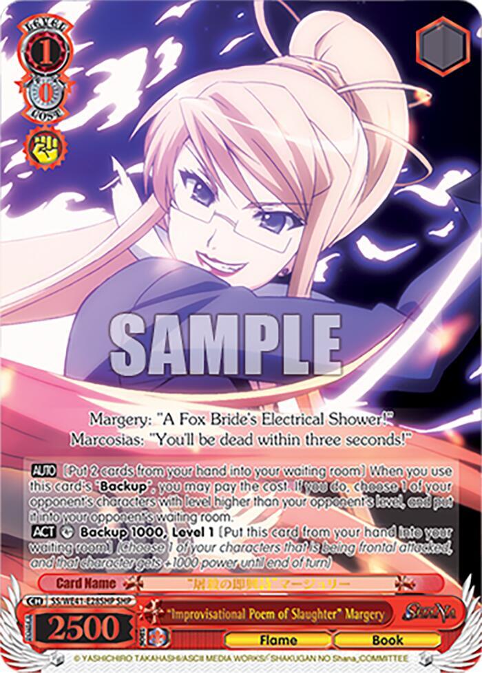 "Improvisational Poem of Slaughter" Margery (SHP) - [Shakugan no Shana Premium Booster] | Gear Gaming Fayetteville