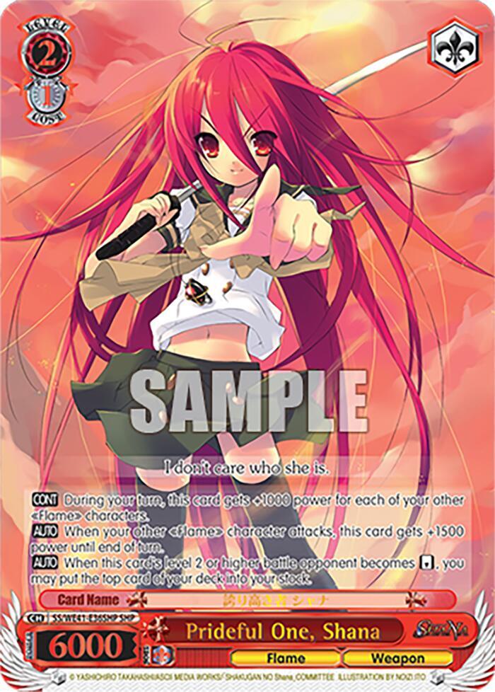 Prideful One, Shana (SHP) - [Shakugan no Shana Premium Booster] | Gear Gaming Fayetteville