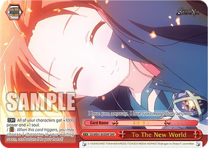 To The New World (SHP) - [Shakugan no Shana Premium Booster] | Gear Gaming Fayetteville