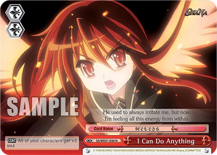 I Can Do Anything - [Shakugan no Shana Premium Booster] | Gear Gaming Fayetteville