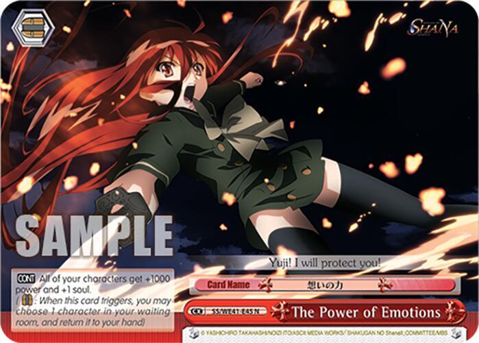 The Power of Emotions - [Shakugan no Shana Premium Booster] | Gear Gaming Fayetteville