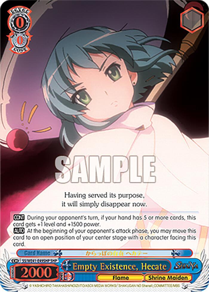 Empty Existence, Hecate (SHP) - [Shakugan no Shana Premium Booster] | Gear Gaming Fayetteville