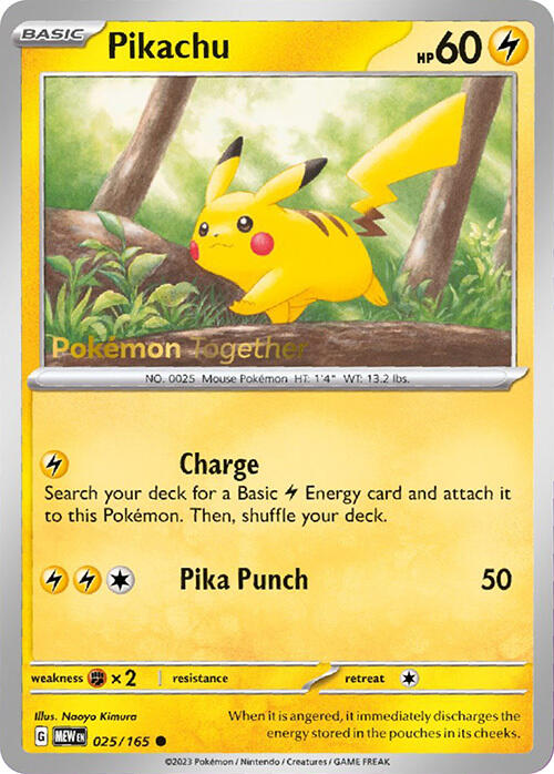 Pikachu (025/165) (PokePost Promo) [Scarlet & Violet 151] | Gear Gaming Fayetteville