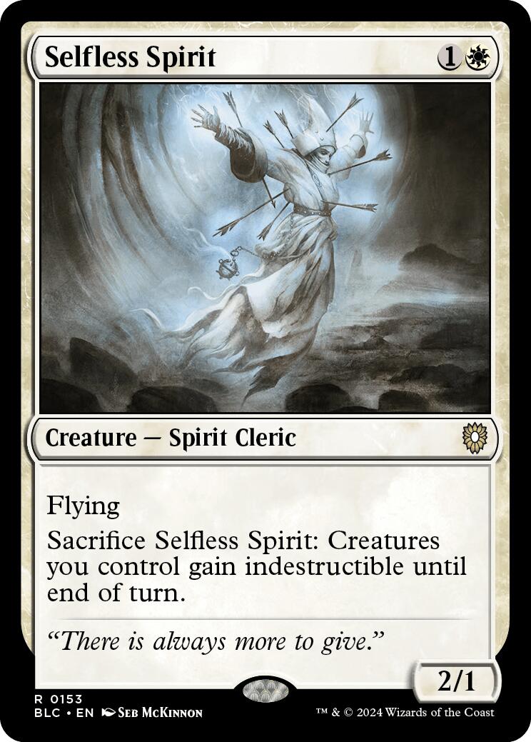 Selfless Spirit [Bloomburrow Commander] | Gear Gaming Fayetteville