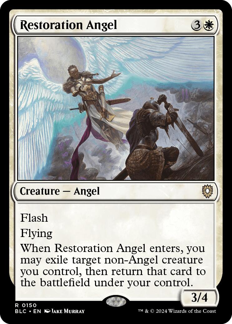 Restoration Angel [Bloomburrow Commander] | Gear Gaming Fayetteville