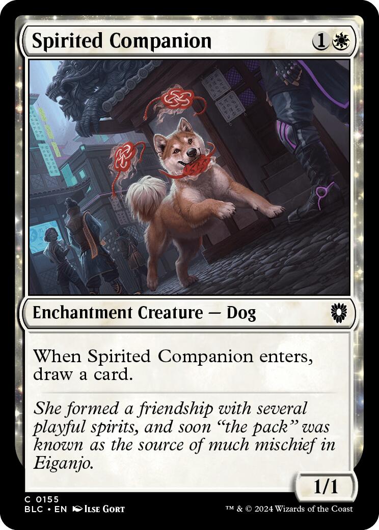 Spirited Companion [Bloomburrow Commander] | Gear Gaming Fayetteville