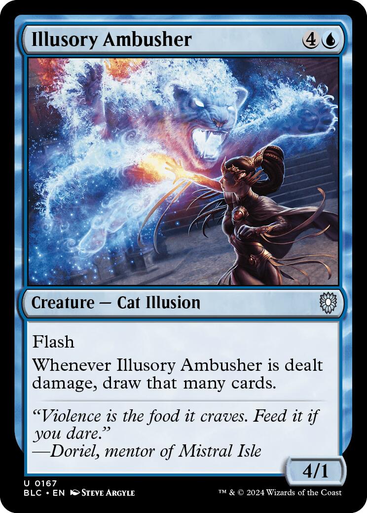 Illusory Ambusher [Bloomburrow Commander] | Gear Gaming Fayetteville