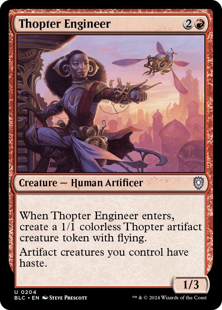 Thopter Engineer [Bloomburrow Commander] | Gear Gaming Fayetteville