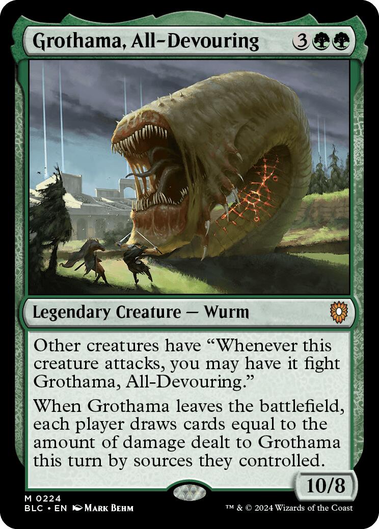 Grothama, All-Devouring [Bloomburrow Commander] | Gear Gaming Fayetteville