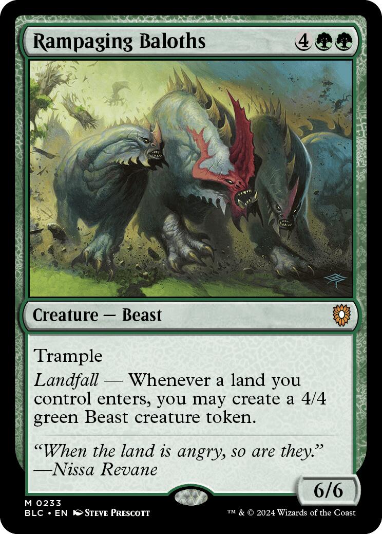 Rampaging Baloths [Bloomburrow Commander] | Gear Gaming Fayetteville