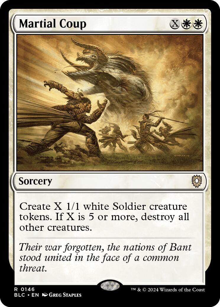 Martial Coup [Bloomburrow Commander] | Gear Gaming Fayetteville