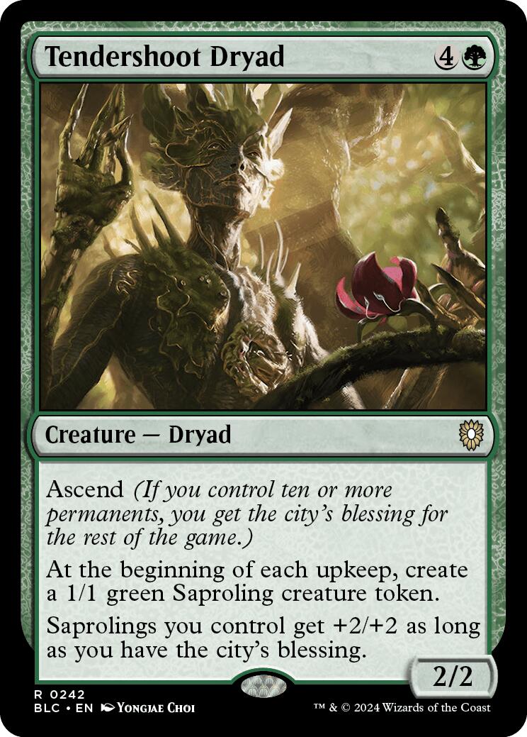 Tendershoot Dryad [Bloomburrow Commander] | Gear Gaming Fayetteville