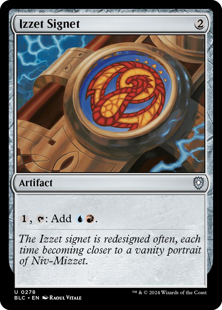 Izzet Signet [Bloomburrow Commander] | Gear Gaming Fayetteville