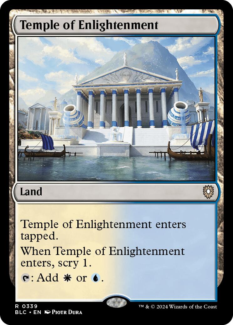 Temple of Enlightenment [Bloomburrow Commander] | Gear Gaming Fayetteville