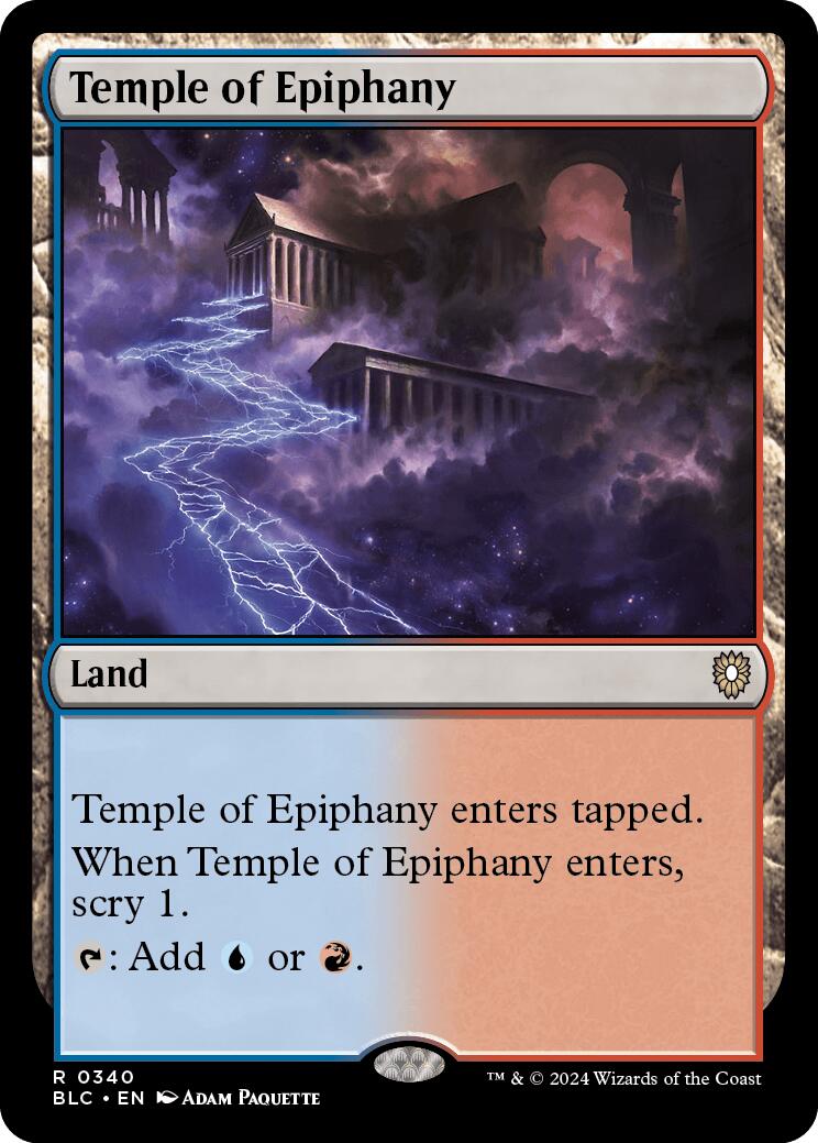 Temple of Epiphany [Bloomburrow Commander] | Gear Gaming Fayetteville