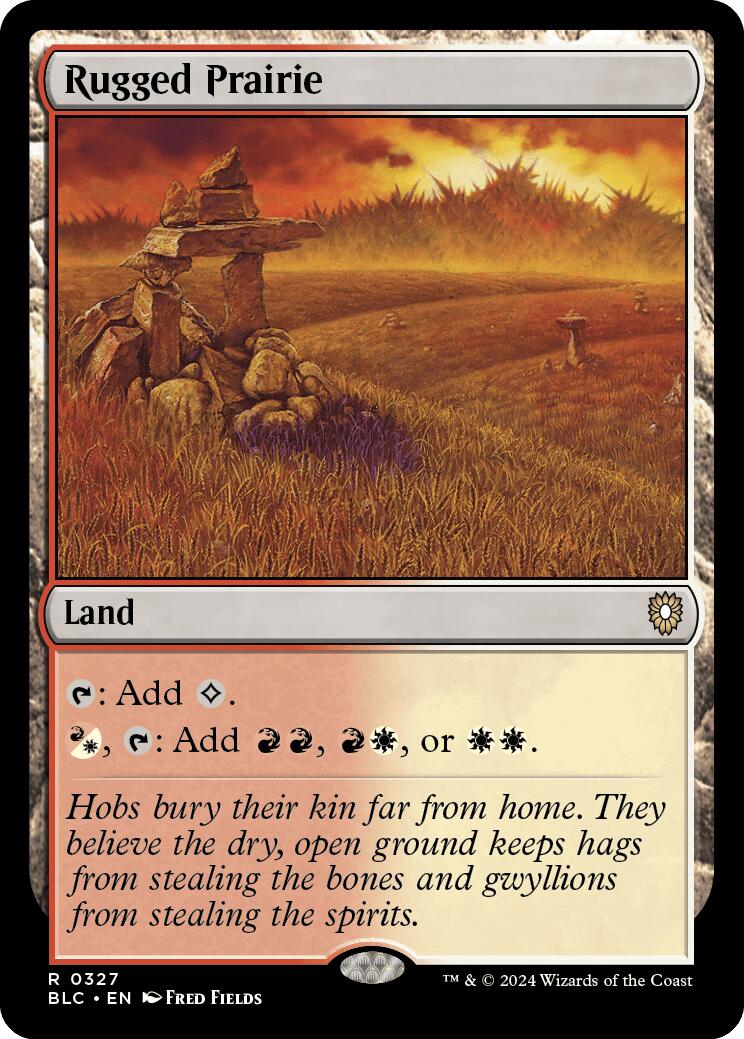 Rugged Prairie [Bloomburrow Commander] | Gear Gaming Fayetteville
