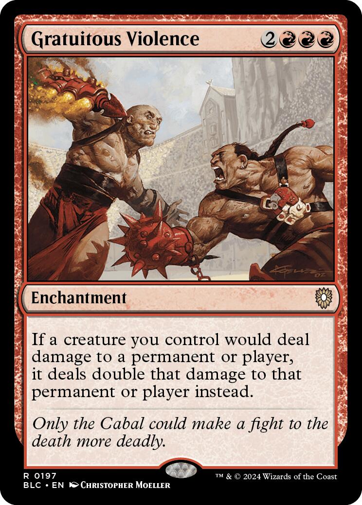 Gratuitous Violence [Bloomburrow Commander] | Gear Gaming Fayetteville