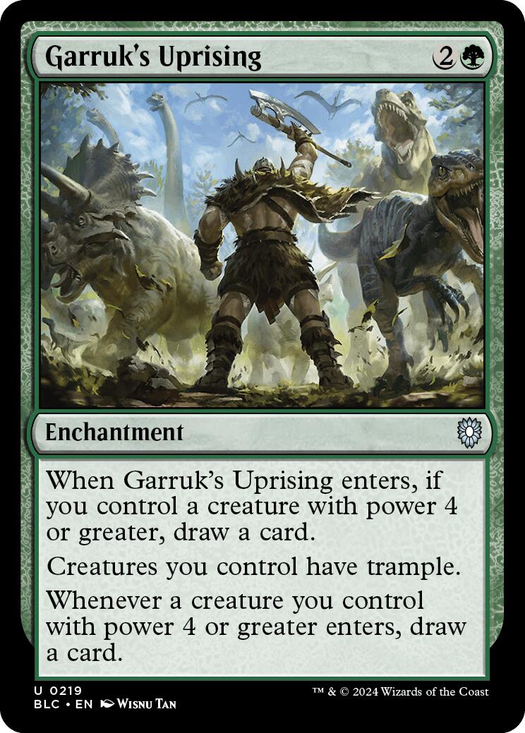 Garruk's Uprising [Bloomburrow Commander] | Gear Gaming Fayetteville