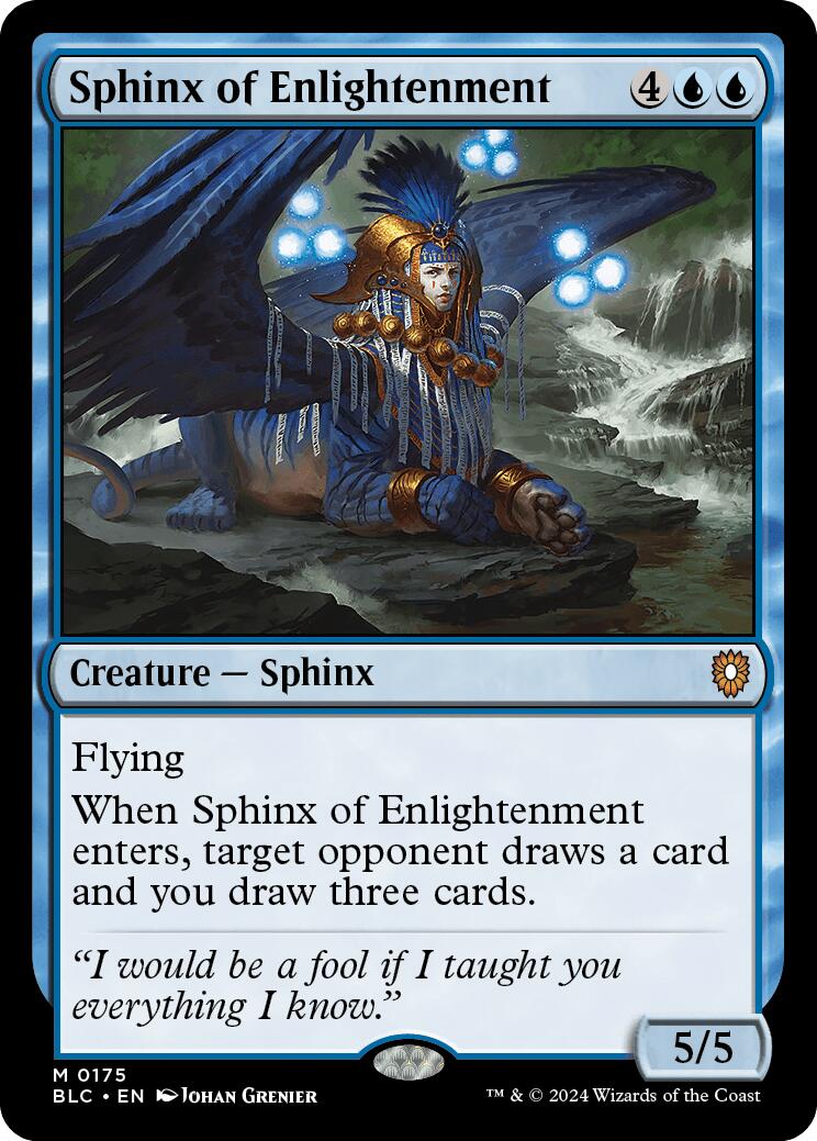 Sphinx of Enlightenment [Bloomburrow Commander] | Gear Gaming Fayetteville