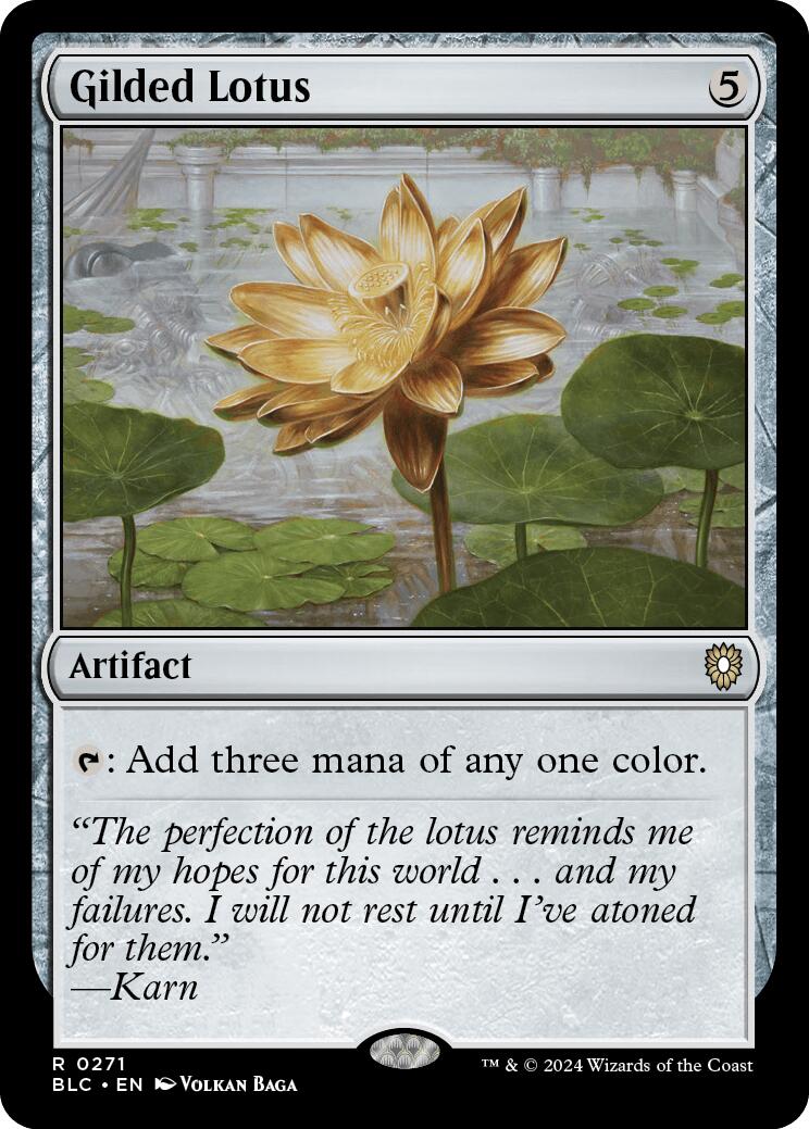 Gilded Lotus [Bloomburrow Commander] | Gear Gaming Fayetteville