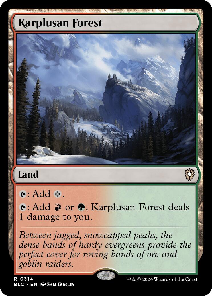 Karplusan Forest [Bloomburrow Commander] | Gear Gaming Fayetteville