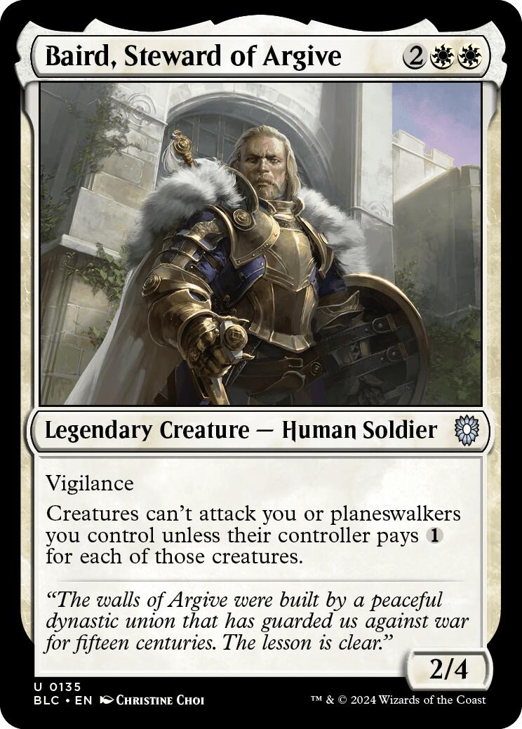 Baird, Steward of Argive [Bloomburrow Commander] | Gear Gaming Fayetteville