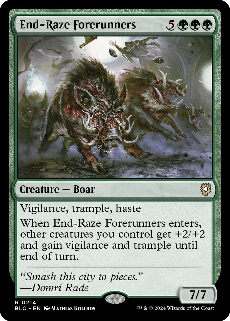 End-Raze Forerunners [Bloomburrow Commander] | Gear Gaming Fayetteville