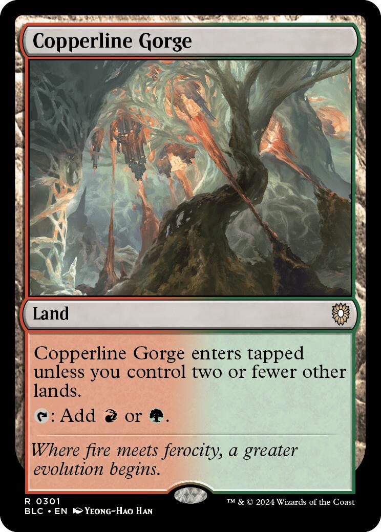 Copperline Gorge [Bloomburrow Commander] | Gear Gaming Fayetteville