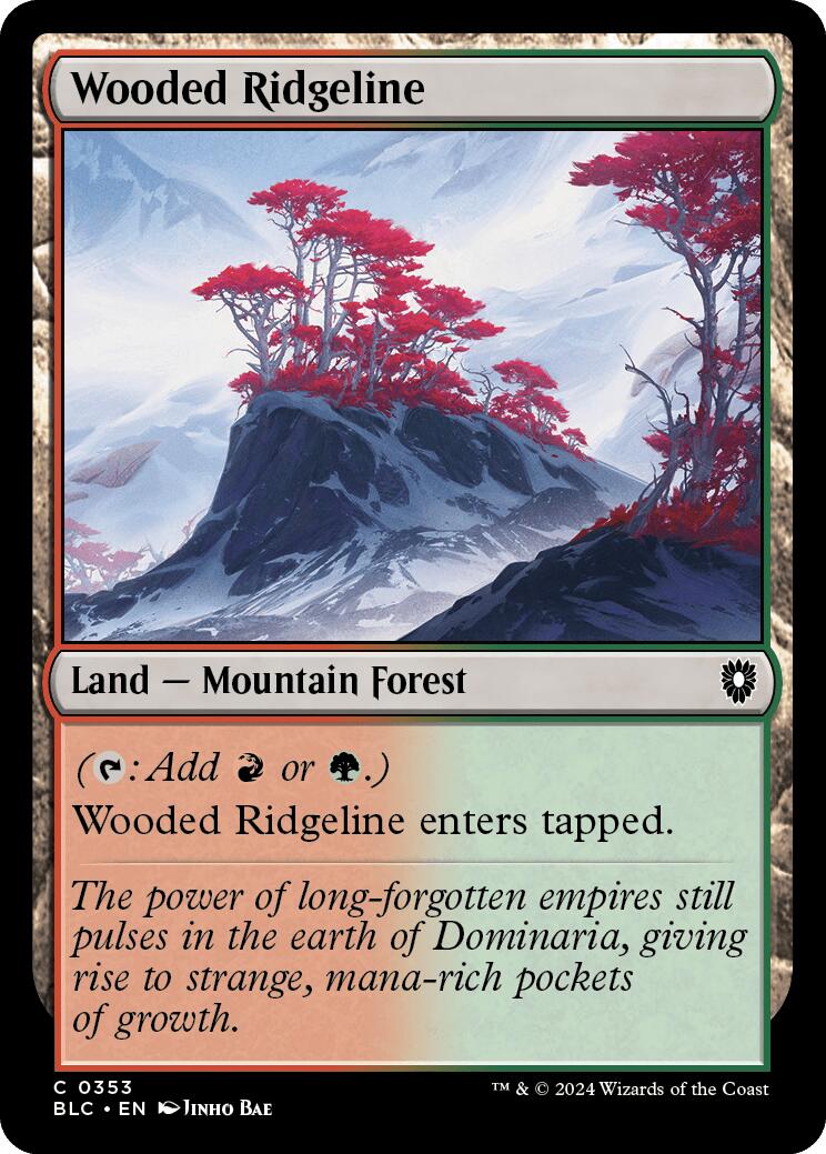 Wooded Ridgeline [Bloomburrow Commander] | Gear Gaming Fayetteville