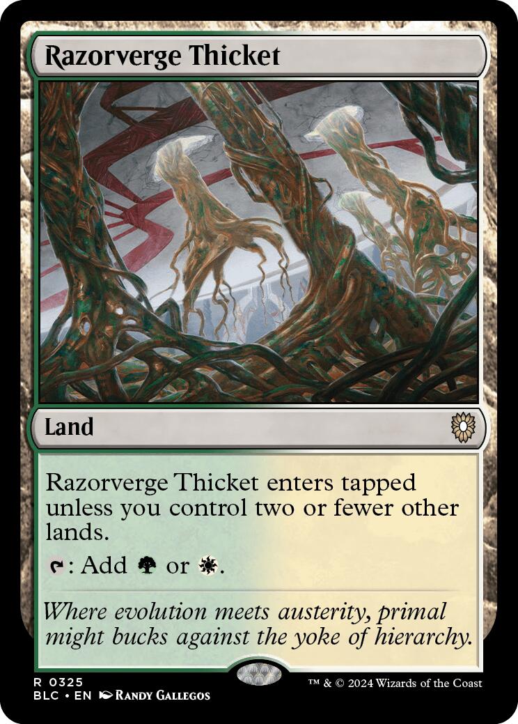 Razorverge Thicket [Bloomburrow Commander] | Gear Gaming Fayetteville