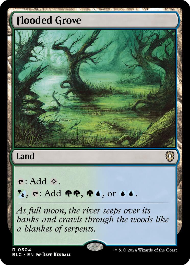 Flooded Grove [Bloomburrow Commander] | Gear Gaming Fayetteville