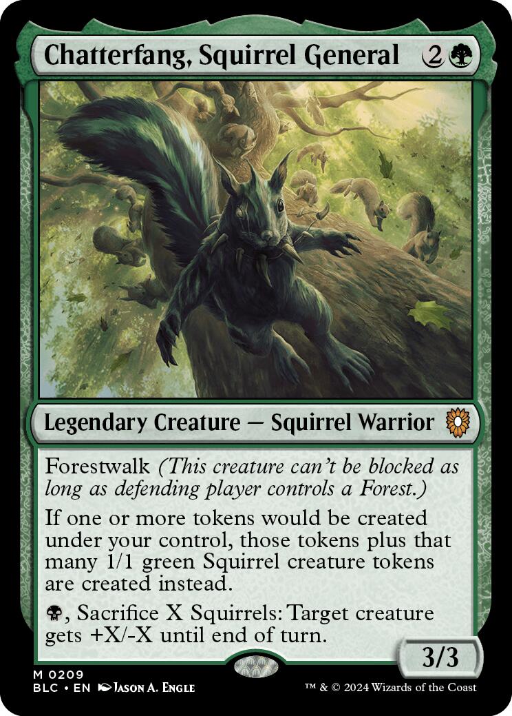 Chatterfang, Squirrel General [Bloomburrow Commander] | Gear Gaming Fayetteville