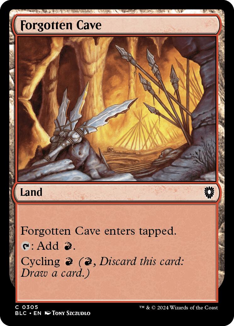 Forgotten Cave [Bloomburrow Commander] | Gear Gaming Fayetteville