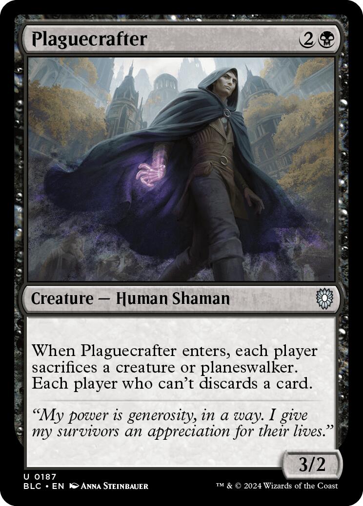 Plaguecrafter [Bloomburrow Commander] | Gear Gaming Fayetteville