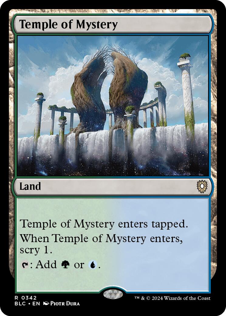 Temple of Mystery [Bloomburrow Commander] | Gear Gaming Fayetteville