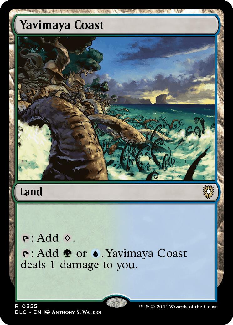 Yavimaya Coast [Bloomburrow Commander] | Gear Gaming Fayetteville