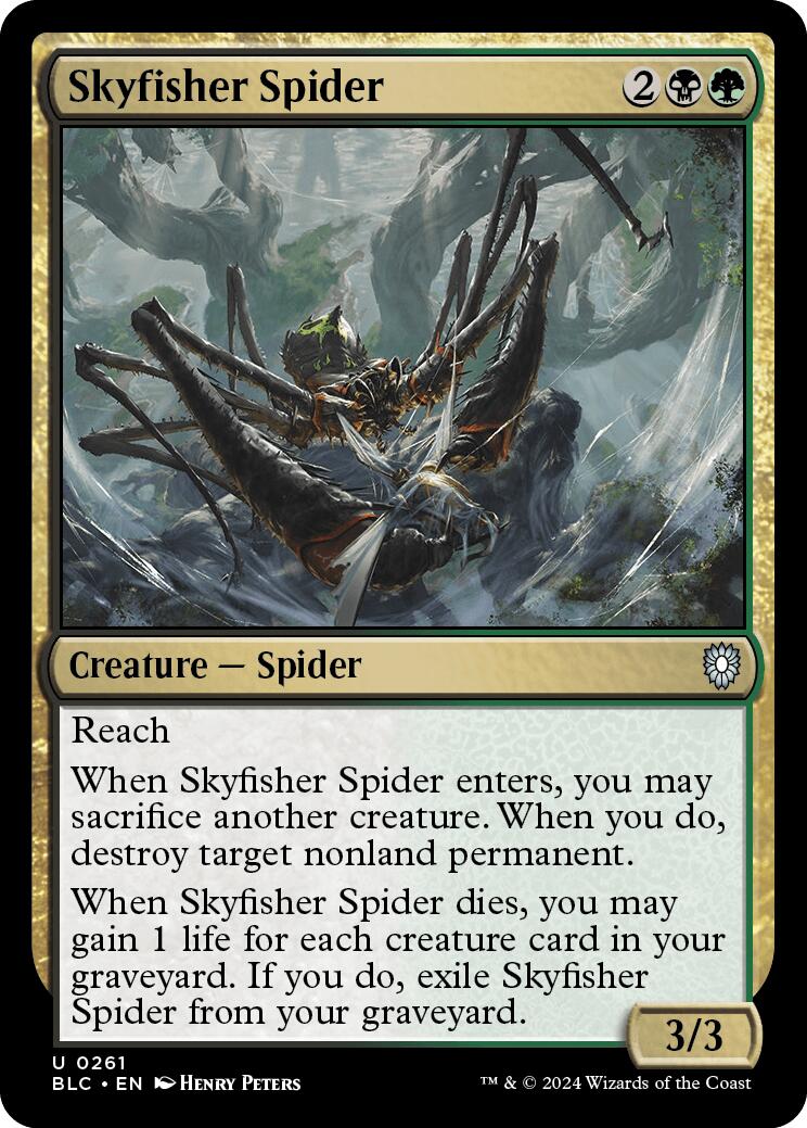 Skyfisher Spider [Bloomburrow Commander] | Gear Gaming Fayetteville