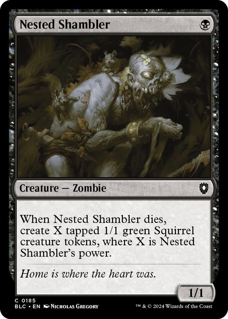 Nested Shambler [Bloomburrow Commander] | Gear Gaming Fayetteville