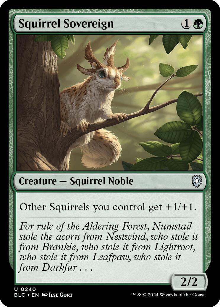 Squirrel Sovereign [Bloomburrow Commander] | Gear Gaming Fayetteville