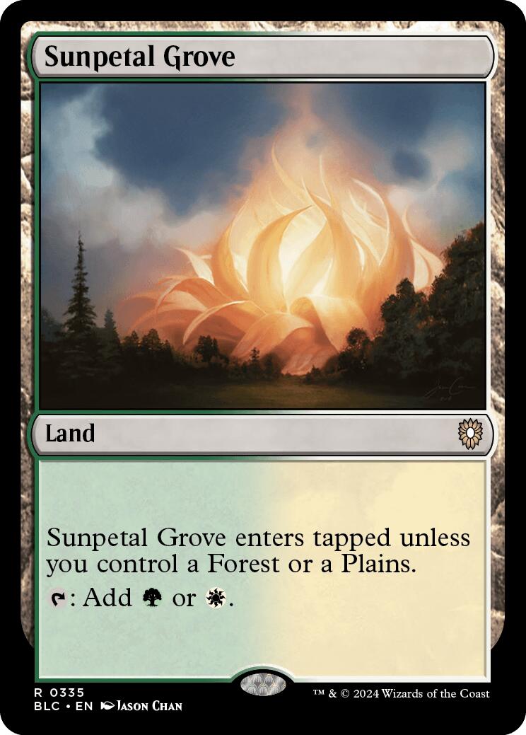 Sunpetal Grove [Bloomburrow Commander] | Gear Gaming Fayetteville