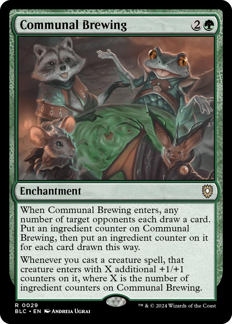 Communal Brewing [Bloomburrow Commander] | Gear Gaming Fayetteville