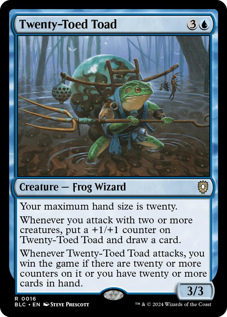 Twenty-Toed Toad [Bloomburrow Commander] | Gear Gaming Fayetteville