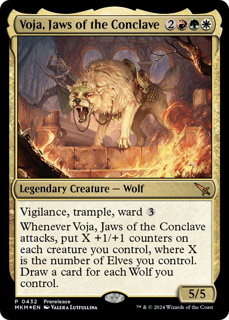 Voja, Jaws of the Conclave [Murders at Karlov Manor Prerelease Promos] | Gear Gaming Fayetteville