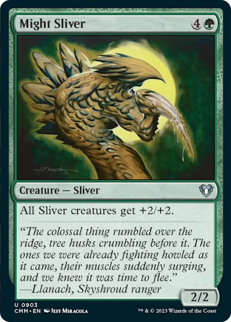 Might Sliver [Commander Masters] | Gear Gaming Fayetteville