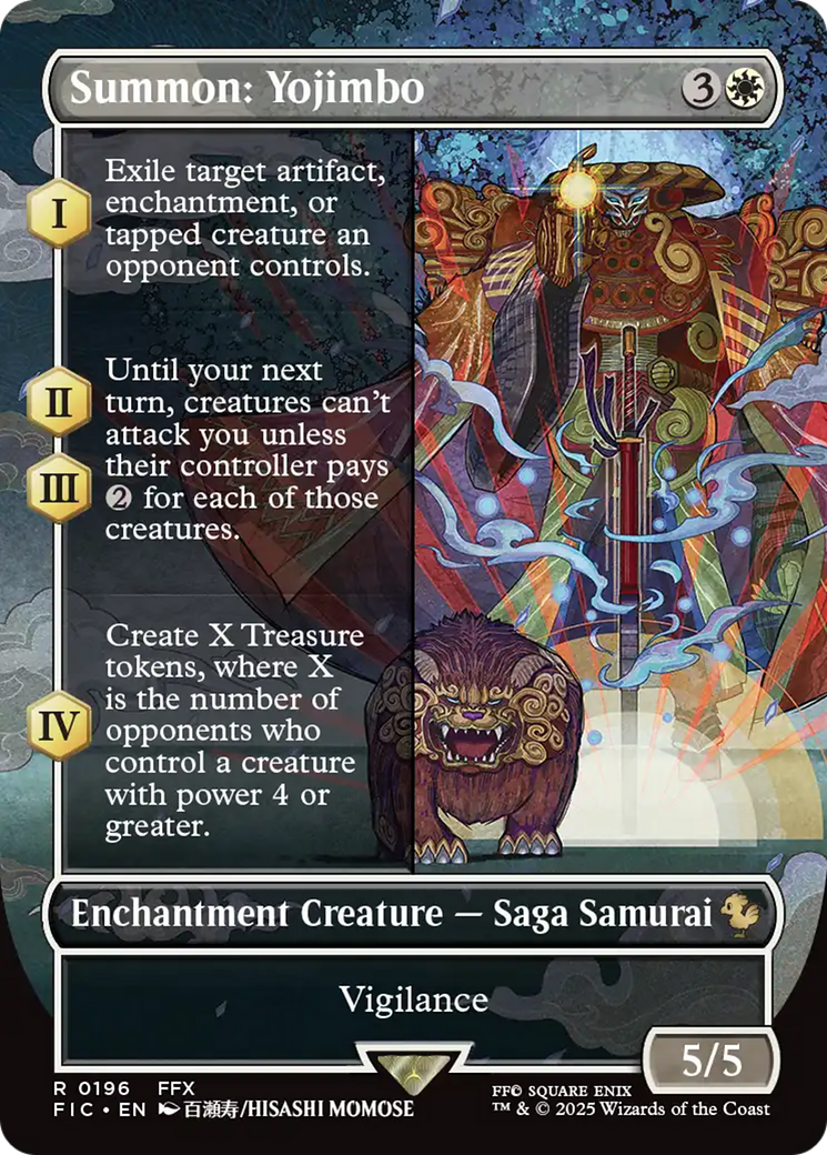 Summon: Yojimbo (Borderless) [FINAL FANTASY Commander] | Gear Gaming Fayetteville