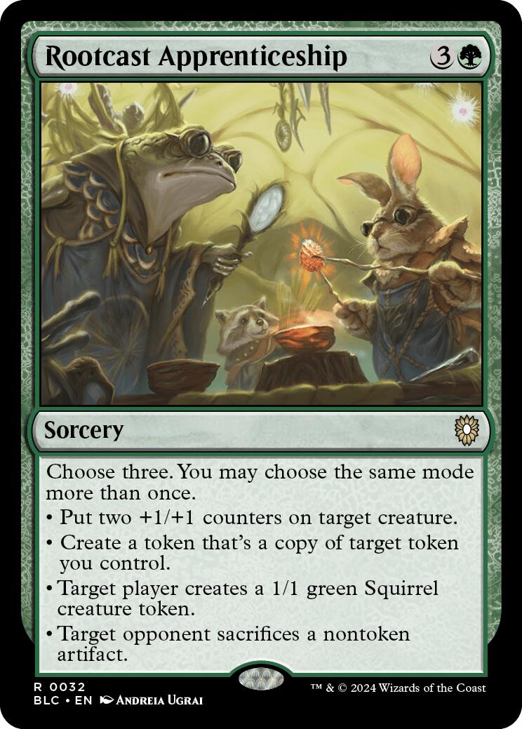 Rootcast Apprenticeship [Bloomburrow Commander] | Gear Gaming Fayetteville