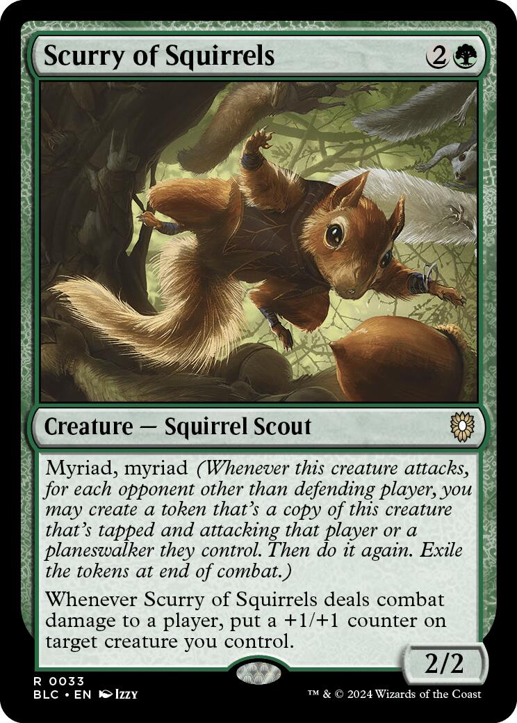 Scurry of Squirrels [Bloomburrow Commander] | Gear Gaming Fayetteville