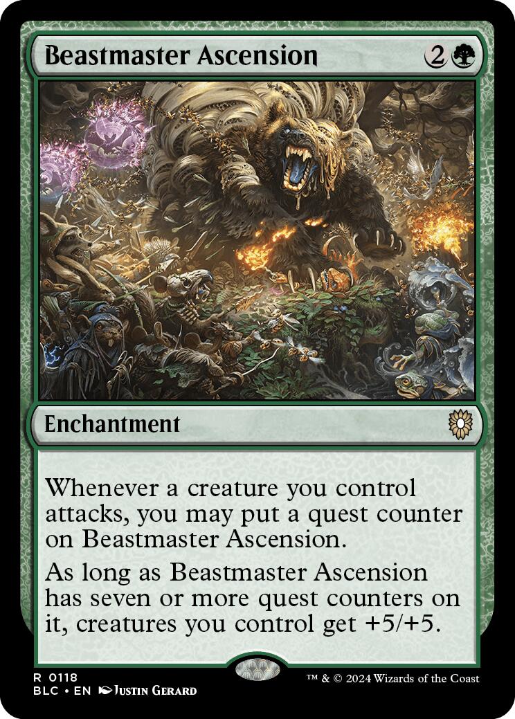 Beastmaster Ascension [Bloomburrow Commander] | Gear Gaming Fayetteville